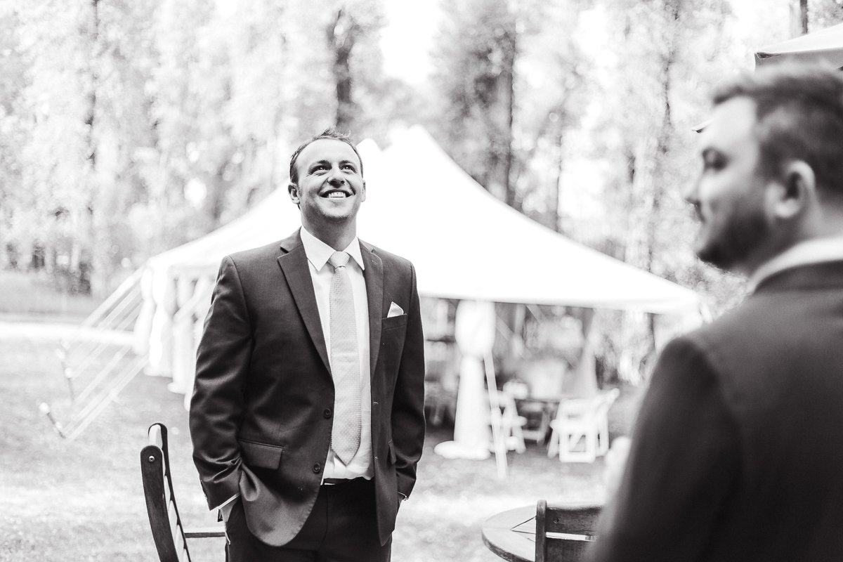 Noel and Dirk's Jackson Hole wedding with ceremony at the Wedding Tree in Bridger Teton National Forest and reception at the Bentwood Inn in Wilson, Wyoming. Photography by wyoming wedding photographer, Megan Lee Photography.