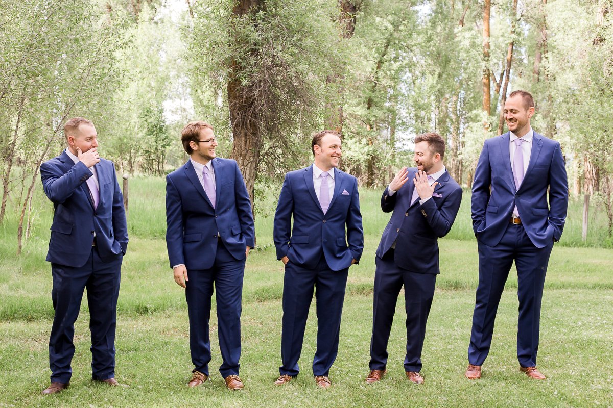 Noel and Dirk's Jackson Hole wedding with ceremony at the Wedding Tree in Bridger Teton National Forest and reception at the Bentwood Inn in Wilson, Wyoming. Photography by wyoming wedding photographer, Megan Lee Photography.