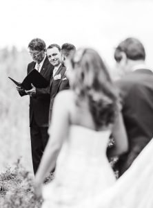Noel and Dirk's Jackson Hole wedding with ceremony at the Wedding Tree in Bridger Teton National Forest and reception at the Bentwood Inn in Wilson, Wyoming. Photography by wyoming wedding photographer, Megan Lee Photography.