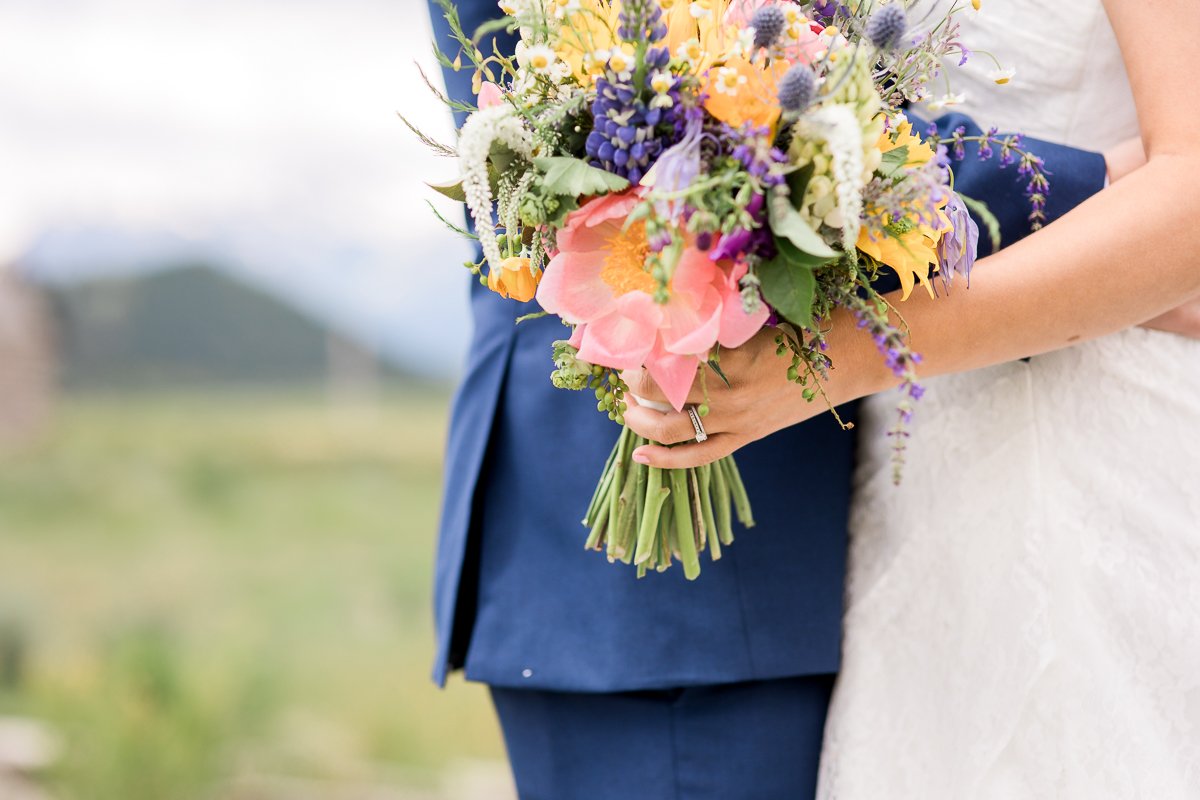 Noel and Dirk's Jackson Hole wedding with ceremony at the Wedding Tree in Bridger Teton National Forest and reception at the Bentwood Inn in Wilson, Wyoming. Photography by wyoming wedding photographer, Megan Lee Photography.